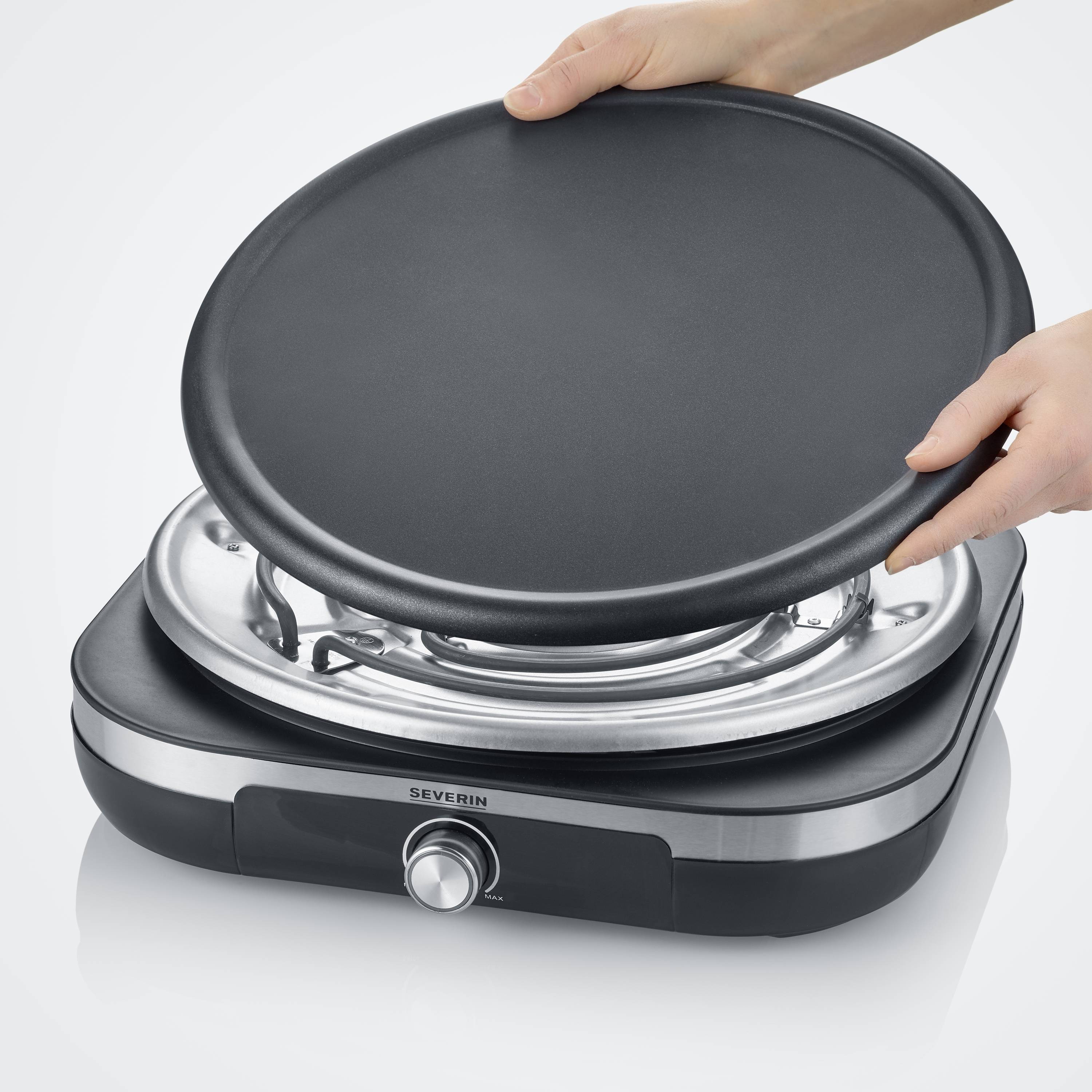 SEVERIN CM 2199 - Crêpeplatte - Schwarz