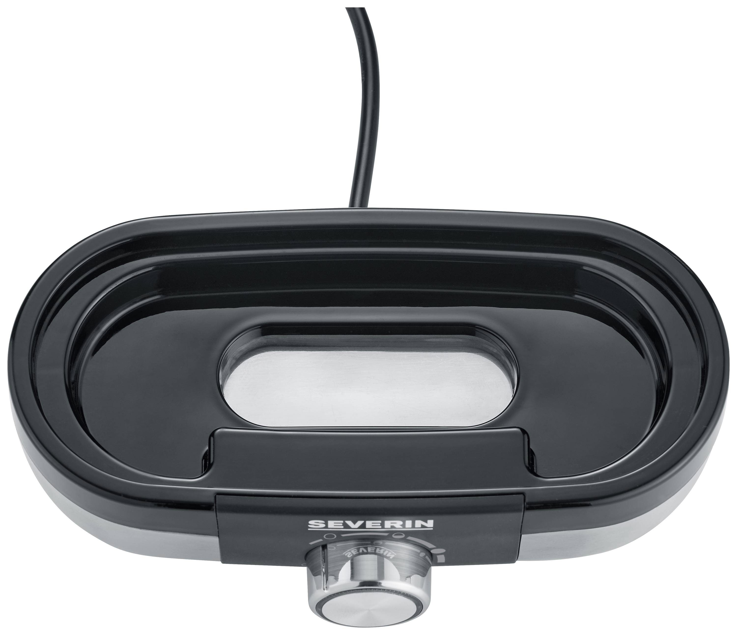 Severin EK 3163 Eierkocher BPA-frei, mit Messbecher, mit Eierstecher Edelstahl, Schwarz