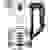 Severin WK 3458 Wasserkocher schnurlos, BPA-frei Edelstahl, Schwarz