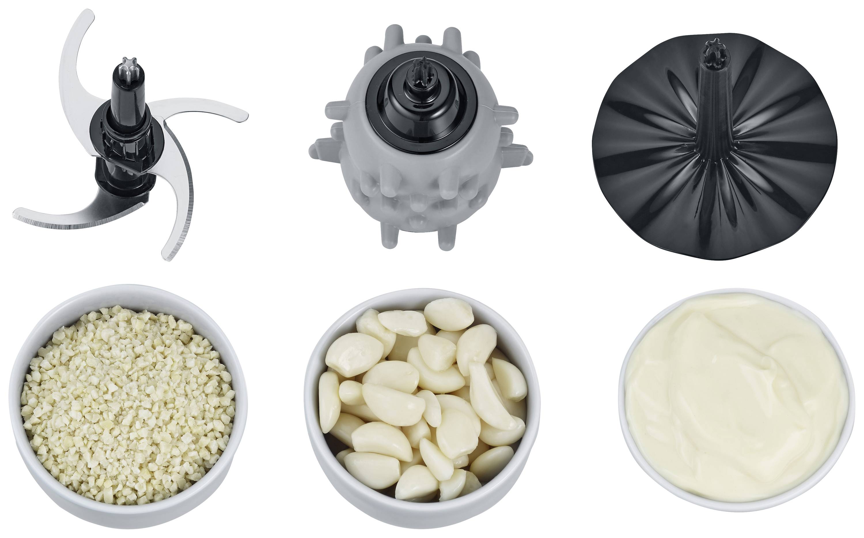 Severin KM 3866 Zerkleinerer 200 W Edelstahl, Schwarz