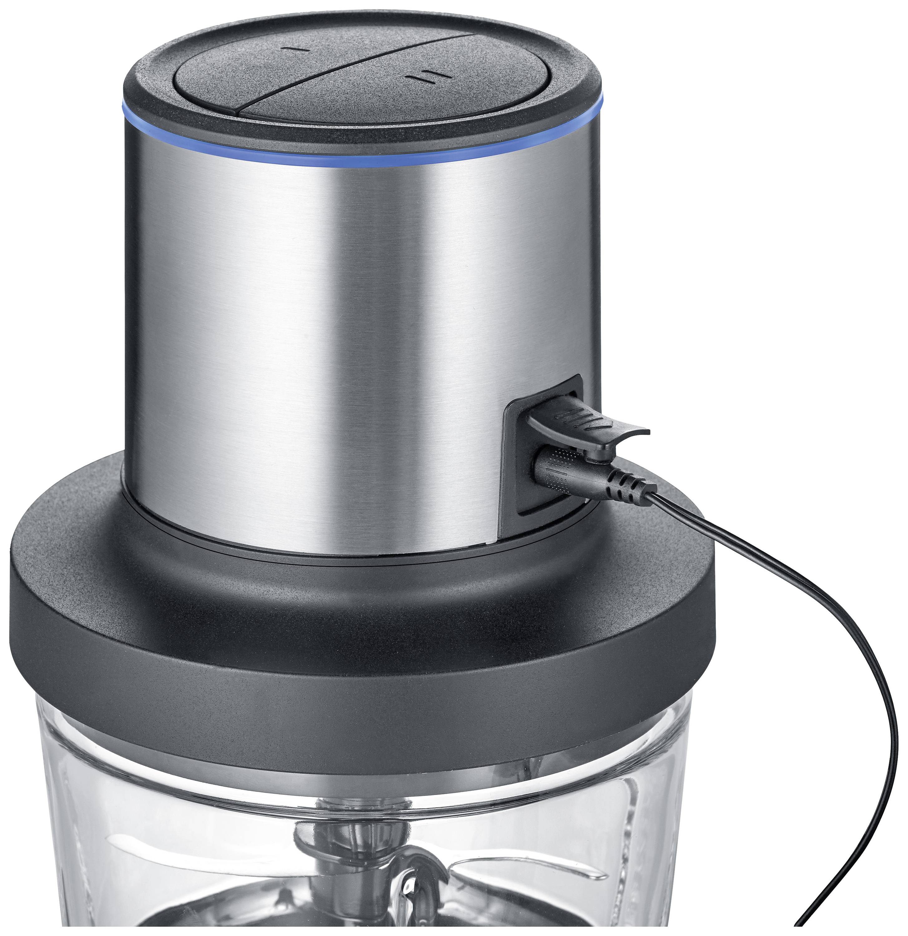 Severin KM 3866 Zerkleinerer 200 W Edelstahl, Schwarz