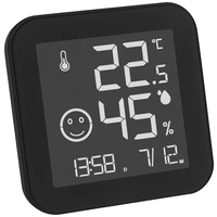 TFA Dostmann BLACK & WHITE Thermo-/Hygrometer Schwarz 30.5054.01 TFA Dostmann BLACK & WHITE Thermo-/Hygrometer Schwarz 30.5054.01