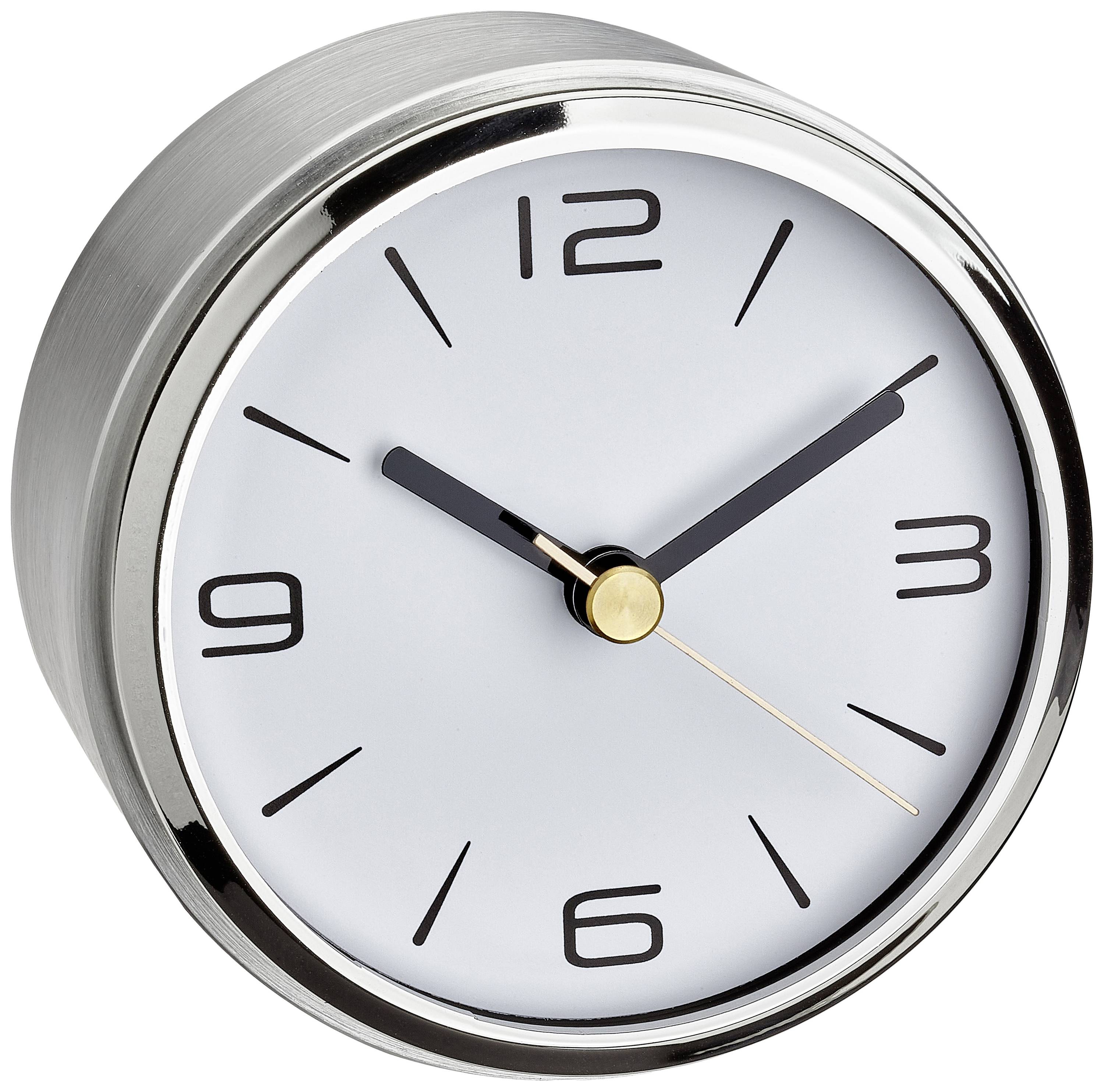 TFA Dostmann 60.1036.55 Quarz Tischuhr Aluminium