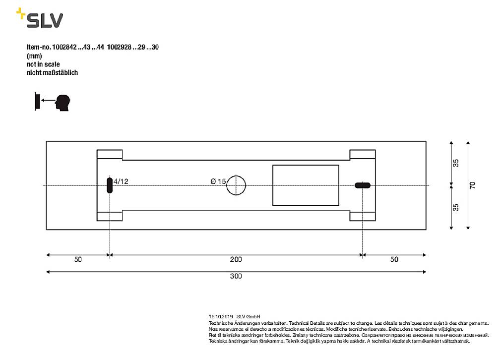 SLV LOGS IN L 1002929 LED-Wandleuchte LED fest eingebaut 19W Weiß