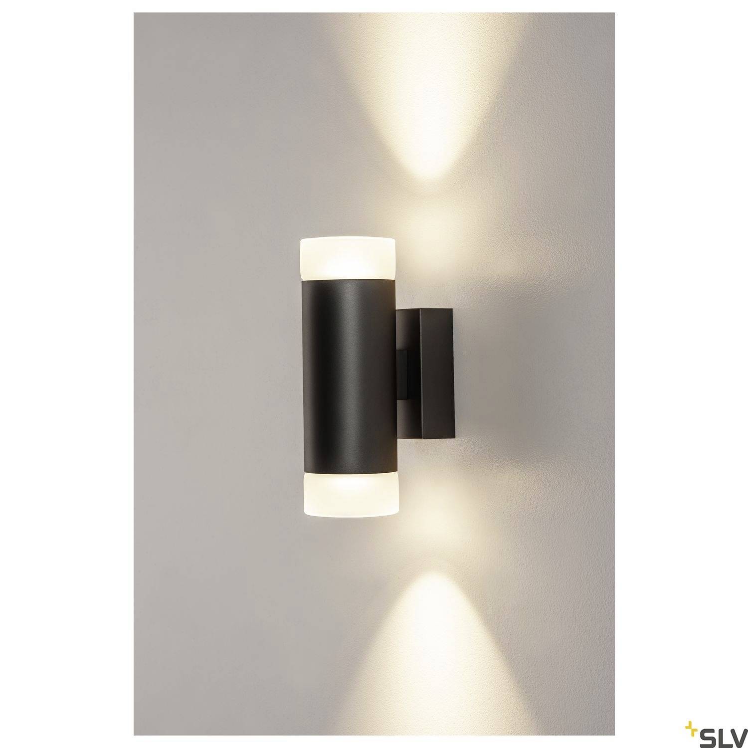 SLV ASTINA UP/DOWN 1002933 LED-Wandleuchte GU10 Schwarz