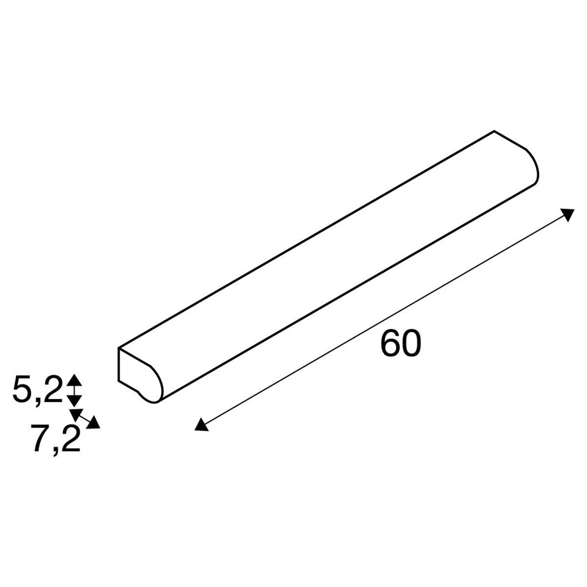 SLV MARYLIN 60 1002191 LED-Wandleuchte LED fest eingebaut 15W Chrom