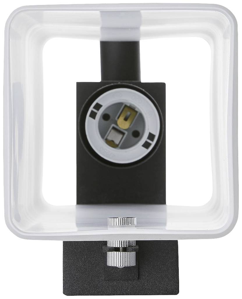 SLV QUADRASS SPOT 1003428 LED-Wandleuchte E27 2W Schwarz