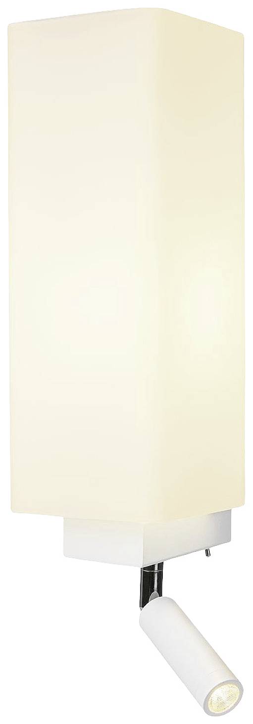 SLV QUADRASS SPOT 1003429 LED-Wandleuchte E27 2W Weiß