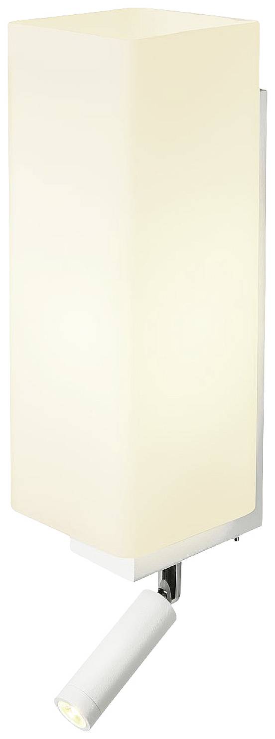 SLV QUADRASS SPOT 1003429 LED-Wandleuchte E27 2W Weiß
