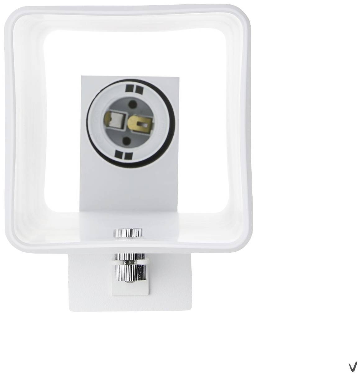 SLV QUADRASS 1003431 LED-Wandleuchte E27 40W Weiß