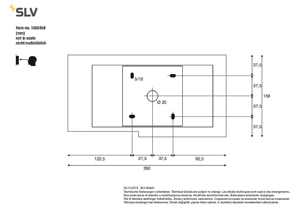 SLV SOMNILA FLEX 1003459 LED-Wandleuchte LED fest eingebaut 40W Weiß