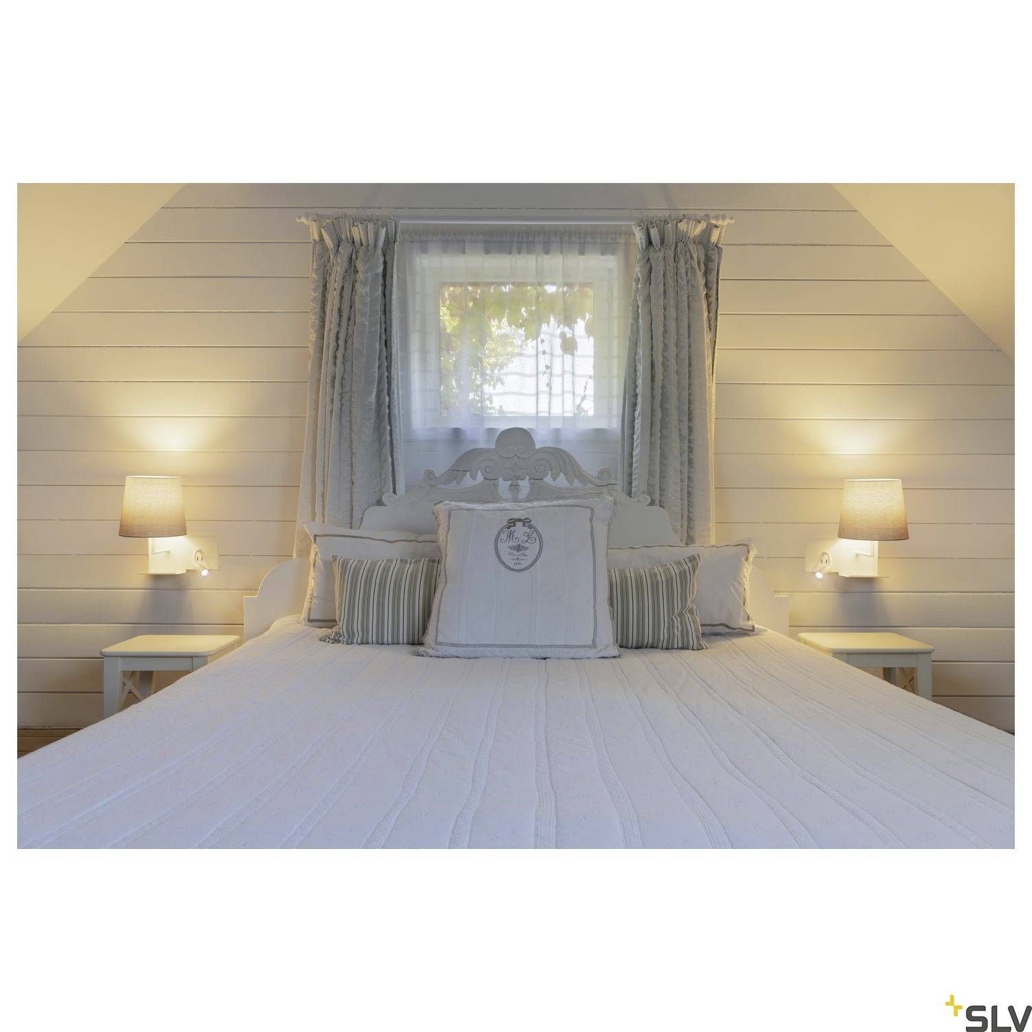 SLV SOMNILA FLEX 1003460 LED-Wandleuchte LED fest eingebaut 40W Weiß