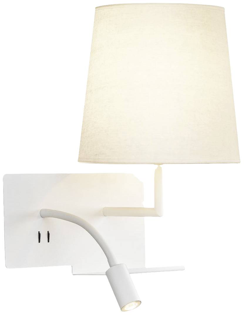 SLV SOMNILA FLEX 1003460 LED-Wandleuchte LED fest eingebaut 40W Weiß