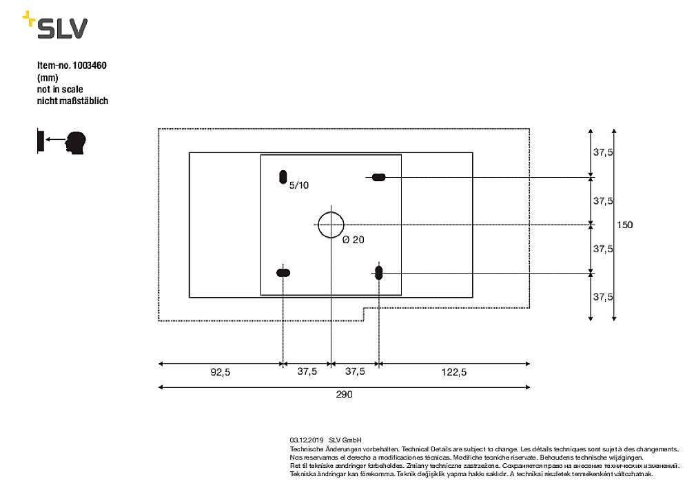 SLV SOMNILA FLEX 1003460 LED-Wandleuchte LED fest eingebaut 40W Weiß