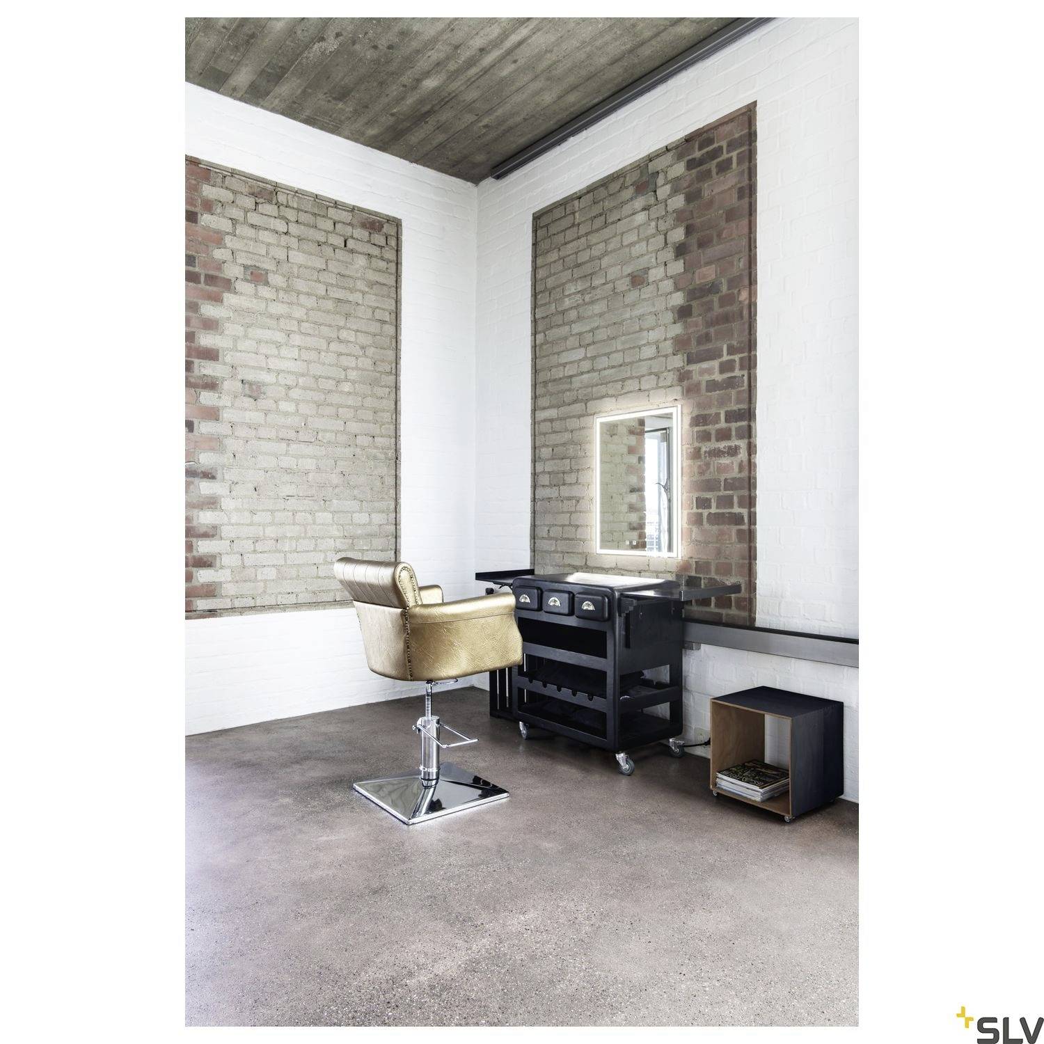 SLV TRUKKO 1004730 LED-Wandleuchte LED fest eingebaut 25W Silber