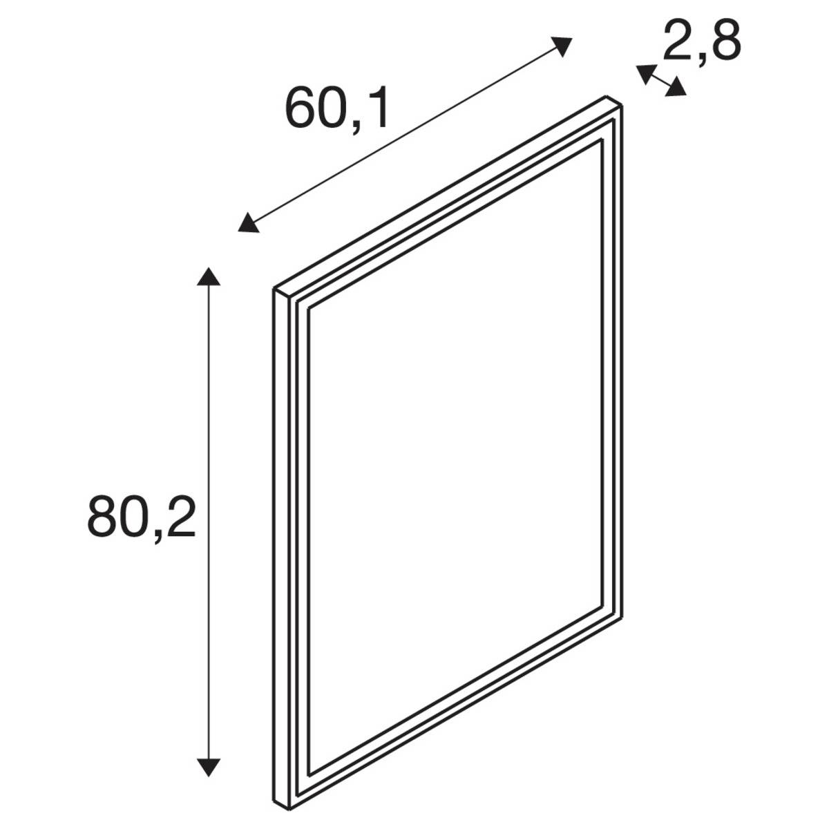 SLV TRUKKO 1004730 LED-Wandleuchte LED fest eingebaut 25W Silber