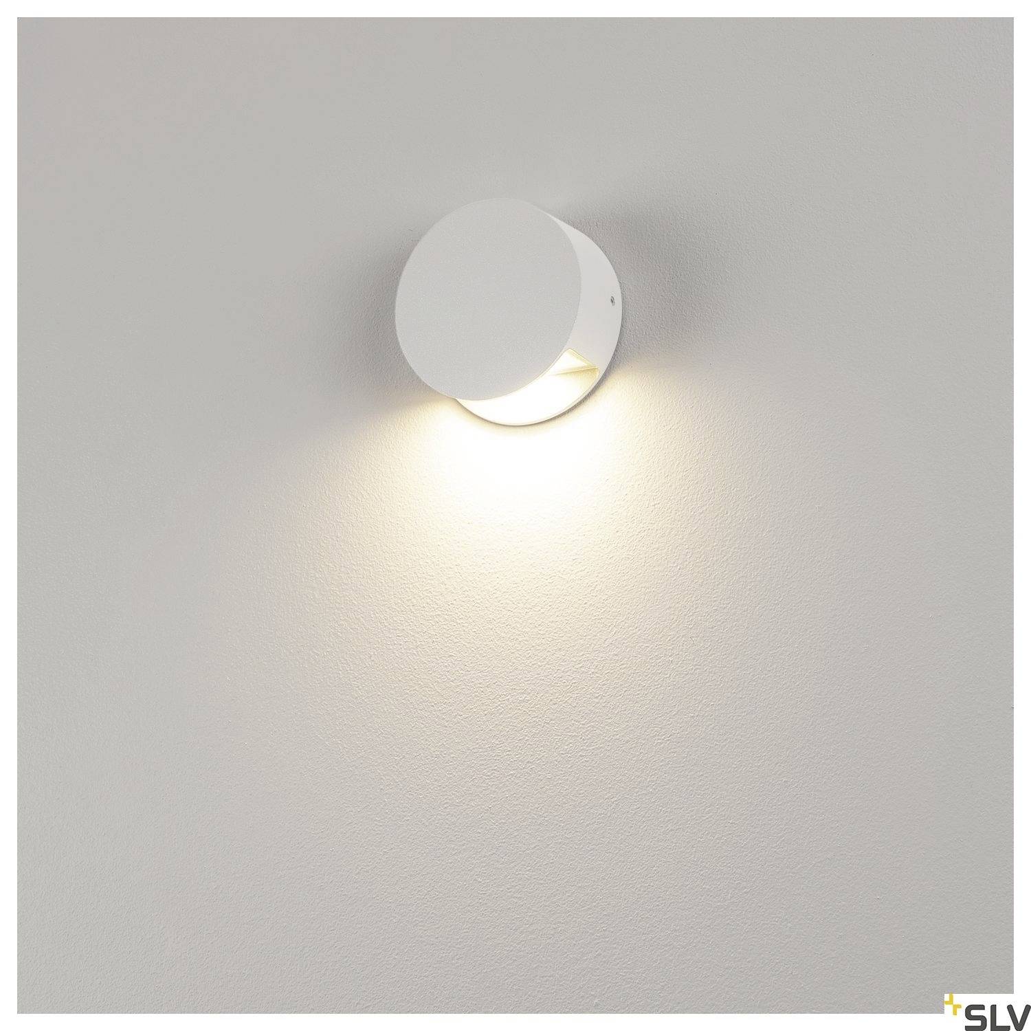 SLV PEMA® 231010 LED-Wandleuchte LED fest eingebaut 4.7W Weiß