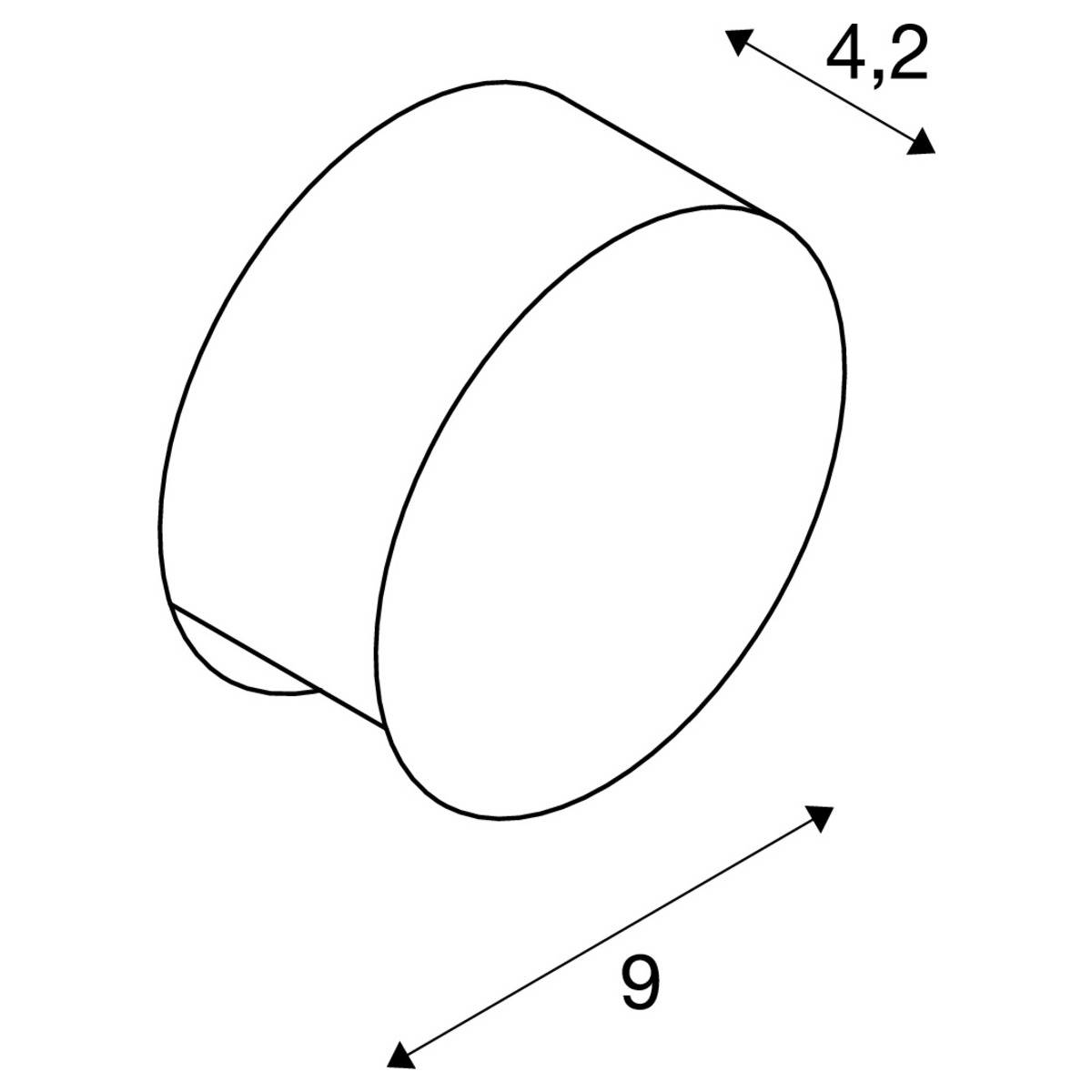 SLV PEMA® 231010 LED-Wandleuchte LED fest eingebaut 4.7W Weiß