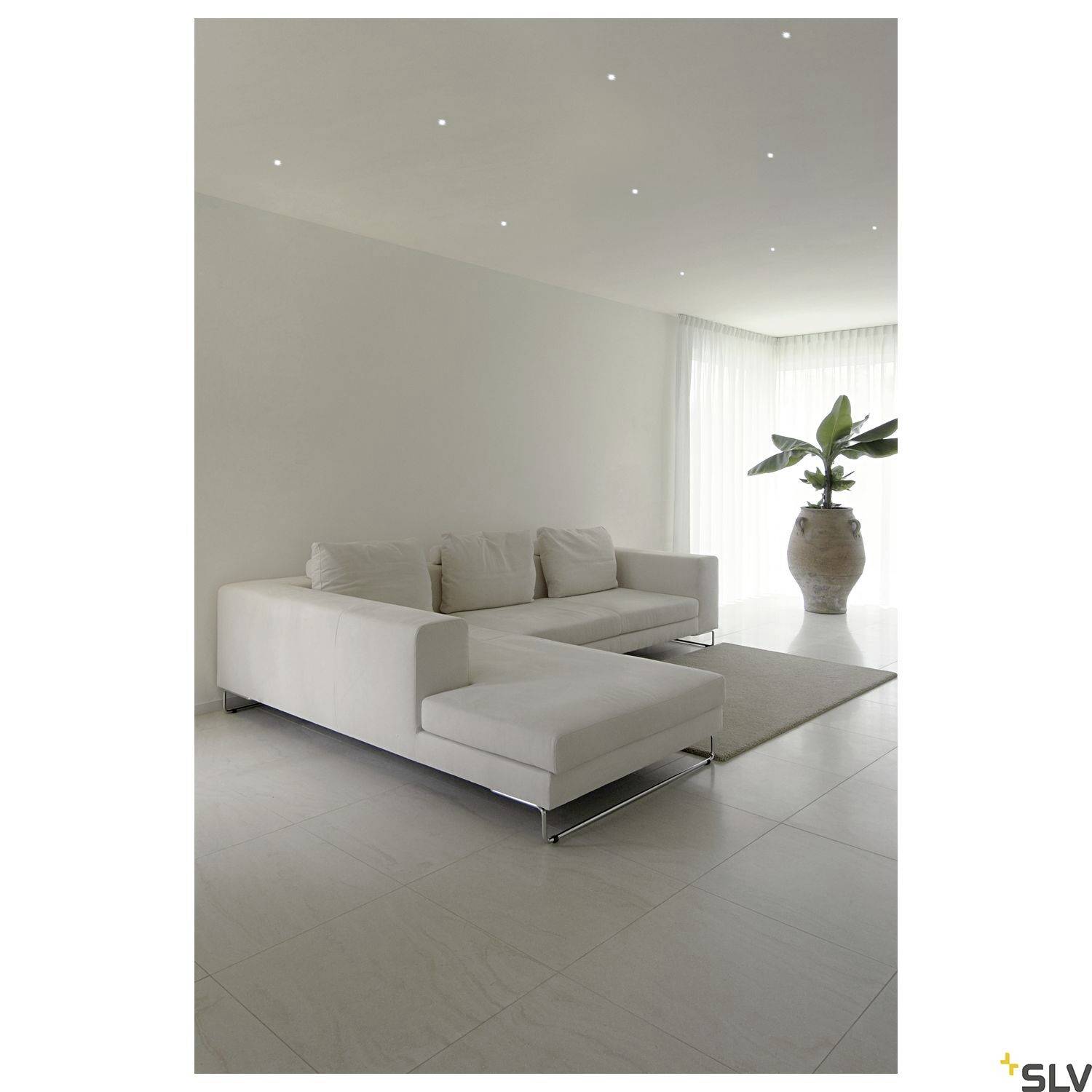 SLV HORN MINI 1000914 LED-Wandleuchte LED fest eingebaut Weiß