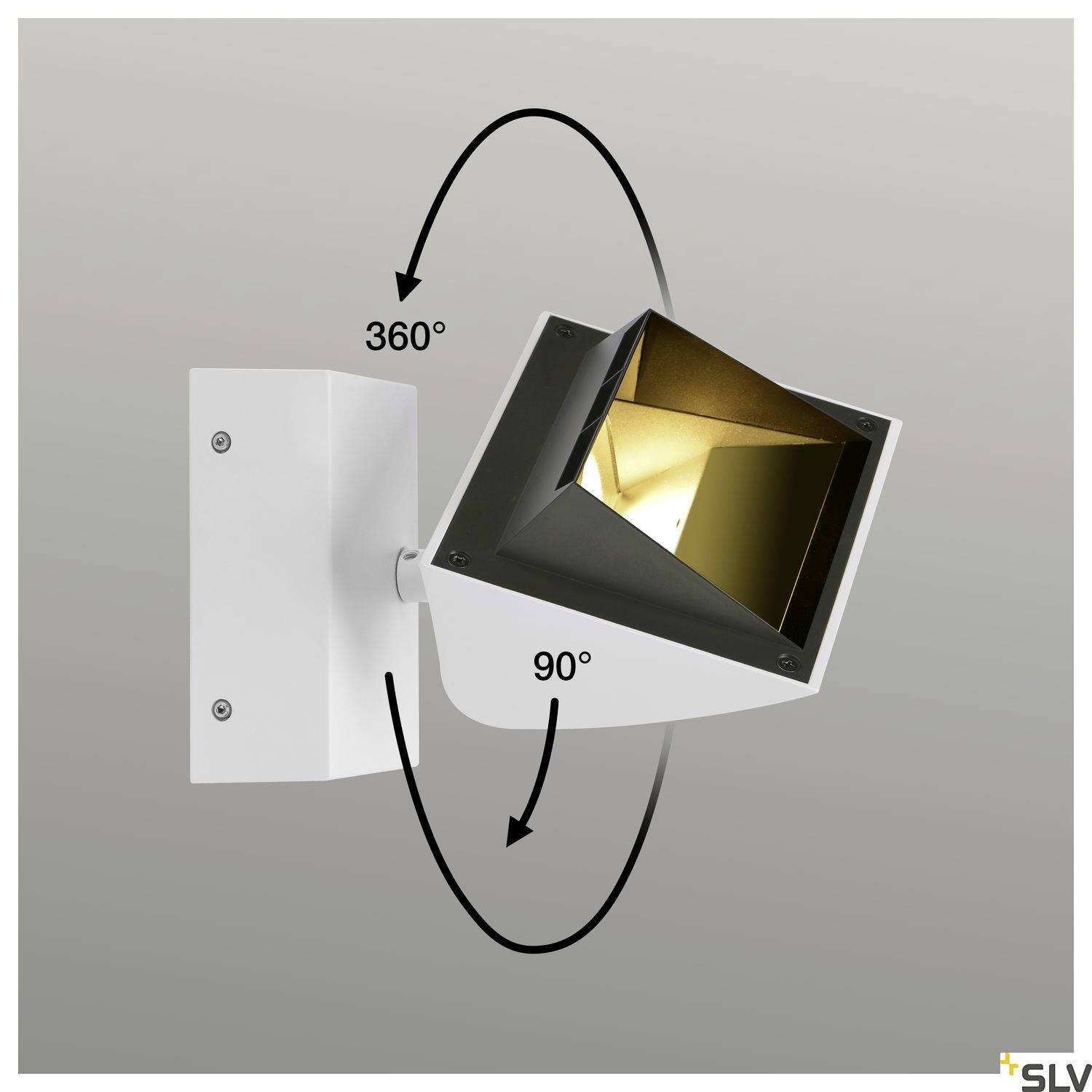 SLV MERADO FLOOD 1001472 LED-Wandleuchte LED fest eingebaut 40W Weiß