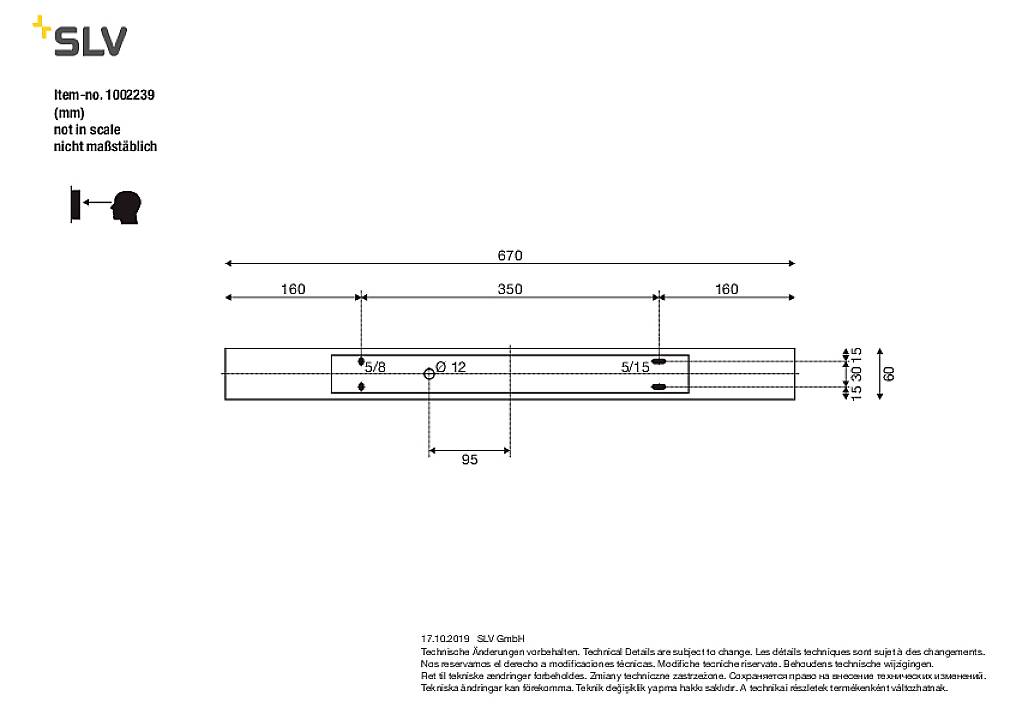 SLV ARLINA 60 1002239 LED-Wandleuchte LED fest eingebaut 20W Aluminium