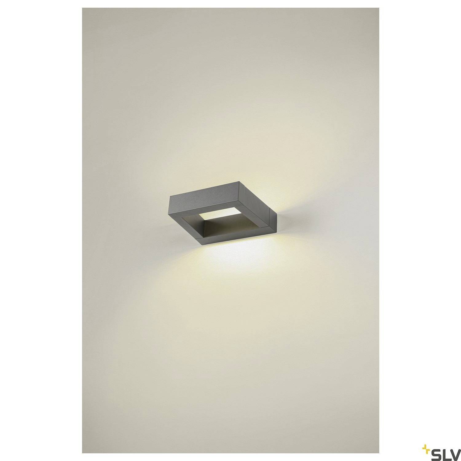 SLV BOOKAT 1005443 LED-Wandleuchte LED fest eingebaut 15W Anthrazit