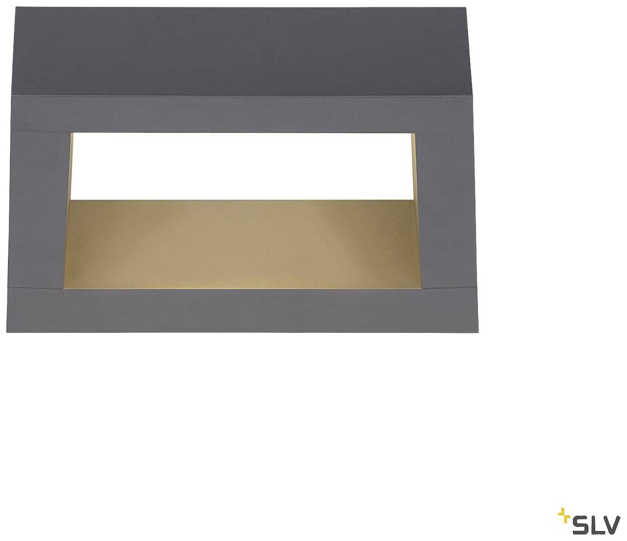 SLV BOOKAT 1005443 LED-Wandleuchte LED fest eingebaut 15W Anthrazit