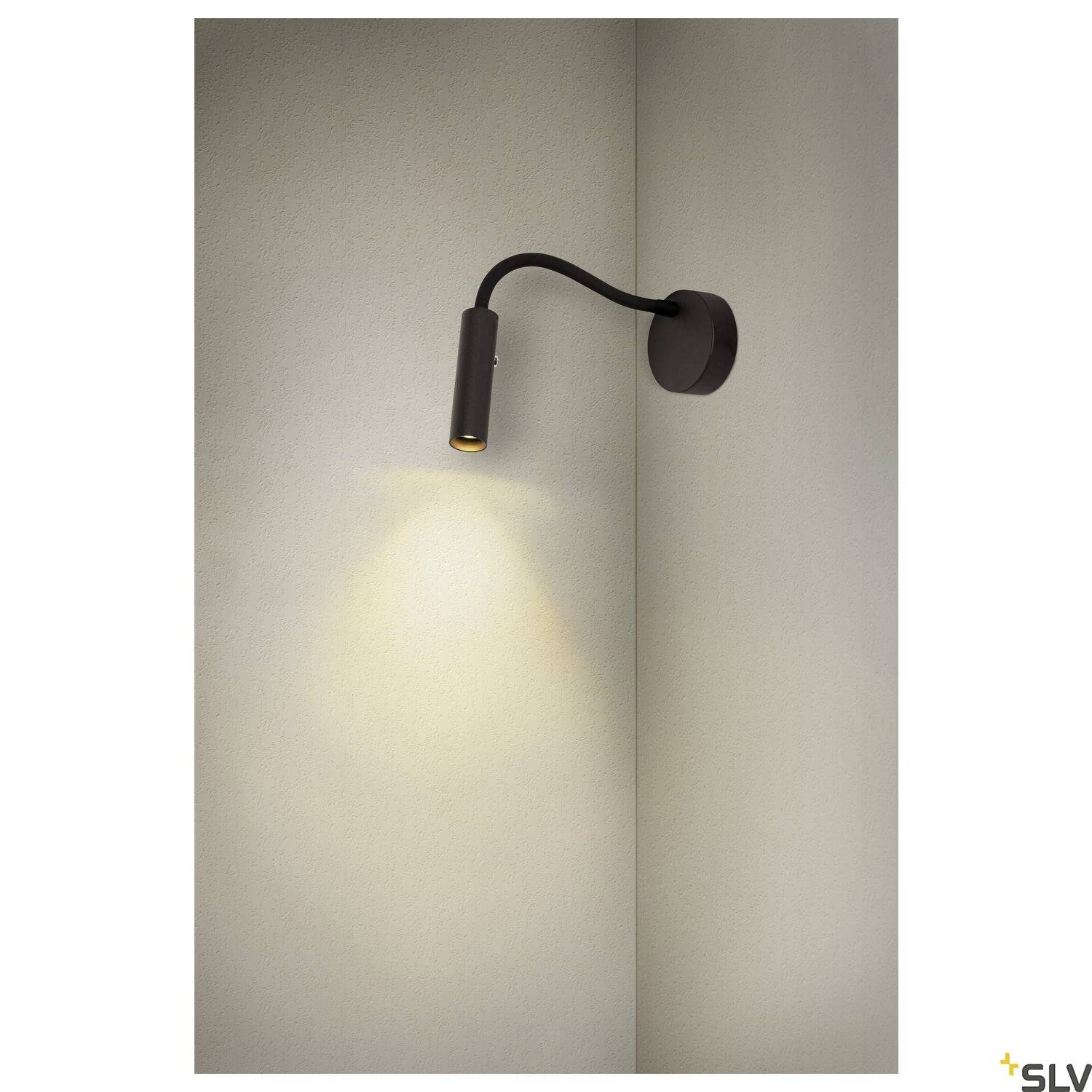 SLV KARPO GOOSE 1006162 LED-Wandleuchte LED fest eingebaut 5.8W Schwarz