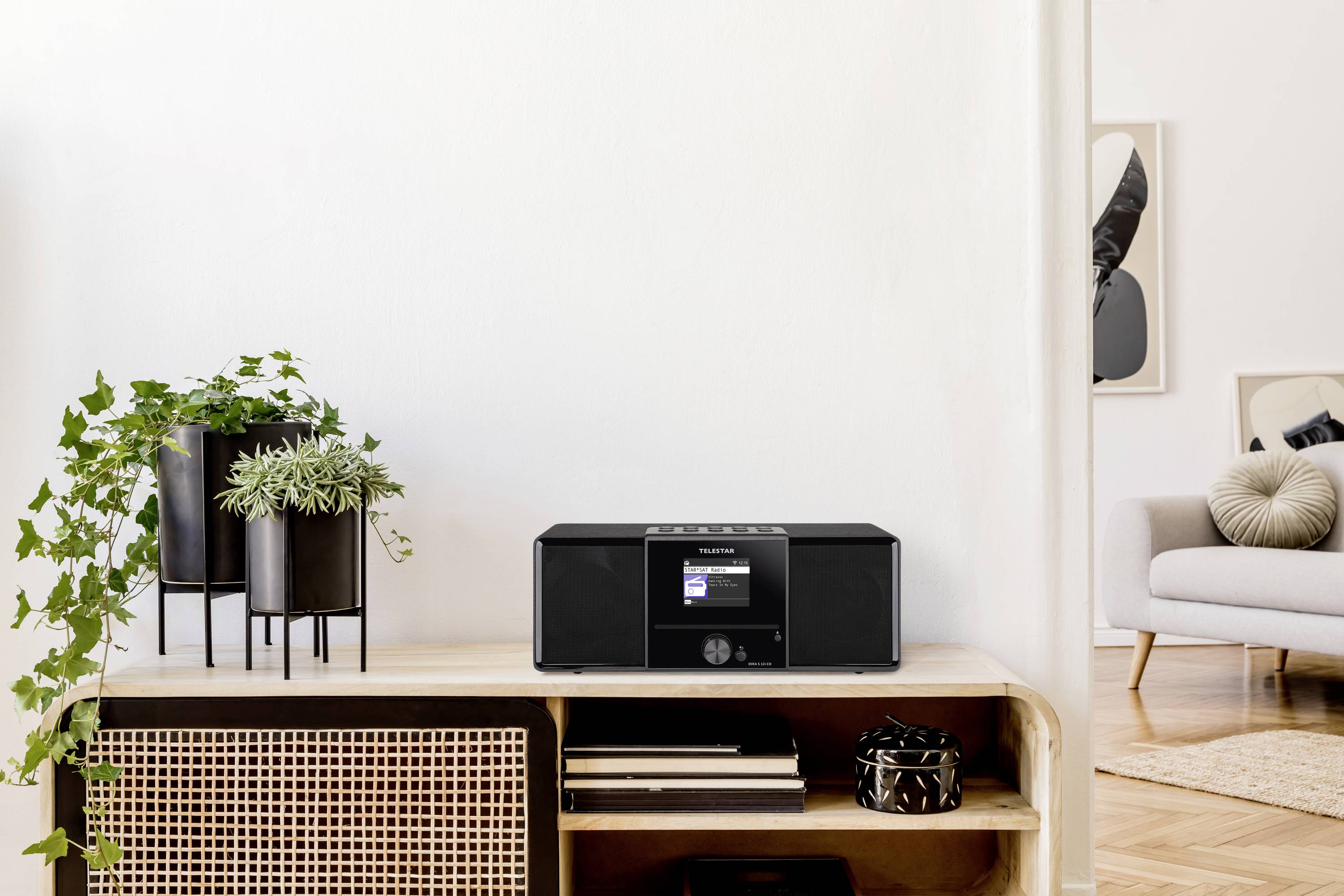 Telestar DIRA S 32i CD Internet CD-Radio DAB+, Internet, UKW CD, Bluetooth®, WLAN, USB, Internetradio Aufnahmefunktion, Inkl