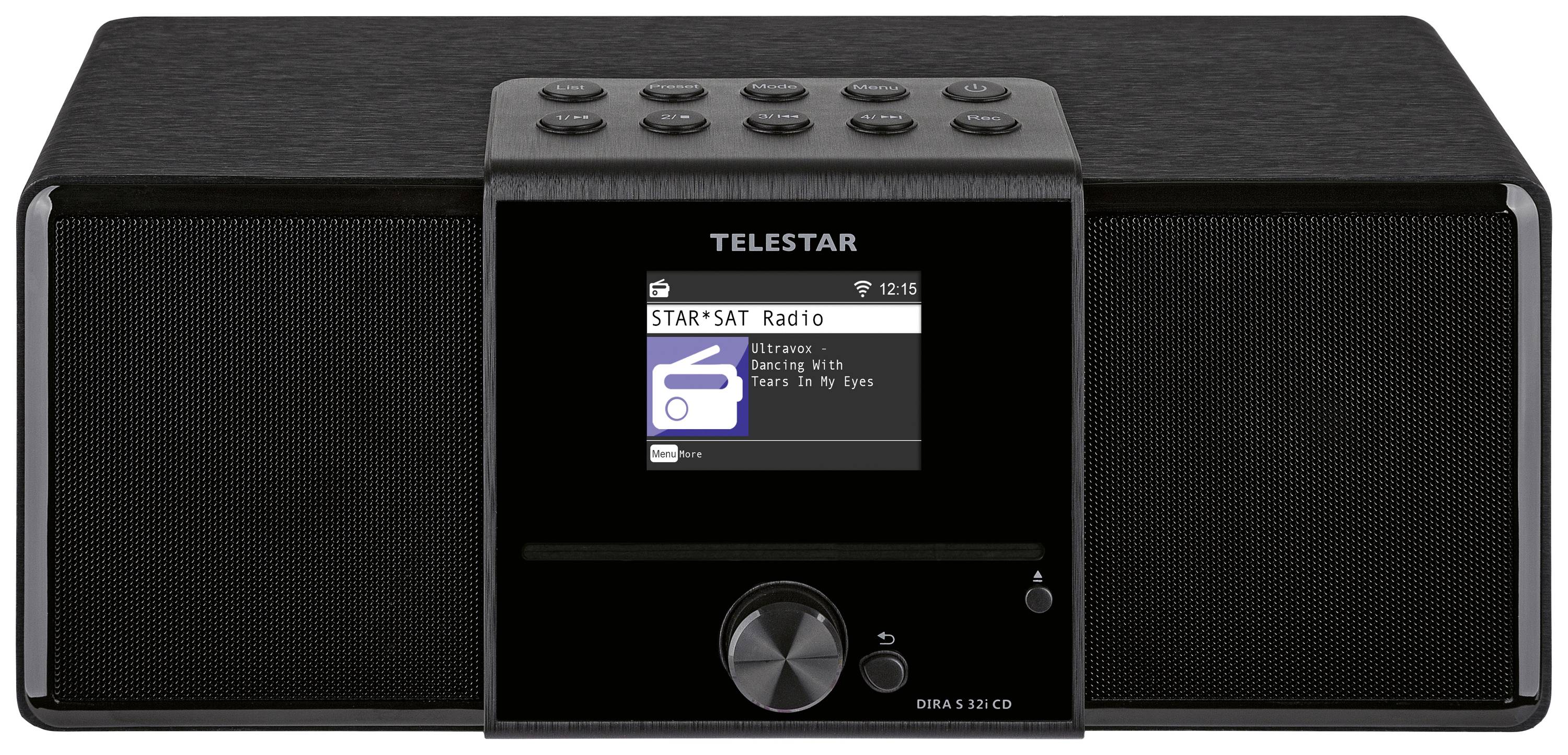 Telestar DIRA S 32i CD Internet CD-Radio DAB+, Internet, UKW CD, Bluetooth®, WLAN, USB, Internetradio Aufnahmefunktion, Inkl. Fernbedienung, Weckfun