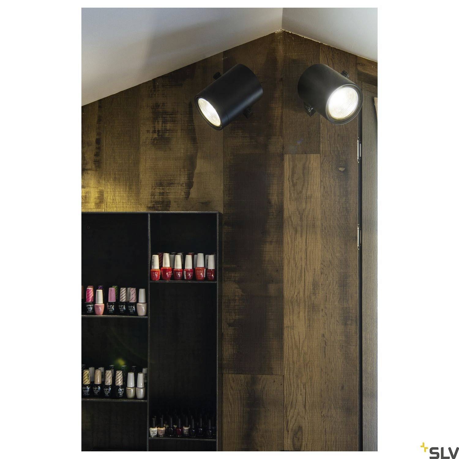 SLV Hochvolt-Schienensystem-Komponente Punktauslass Schwarz 145830 EUTRAC®