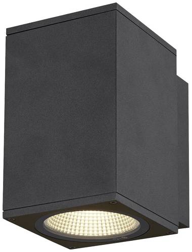 SLV ENOLA SQUARE M 1003417 LED-Außenwandleuchte LED fest eingebaut 10W Anthrazit