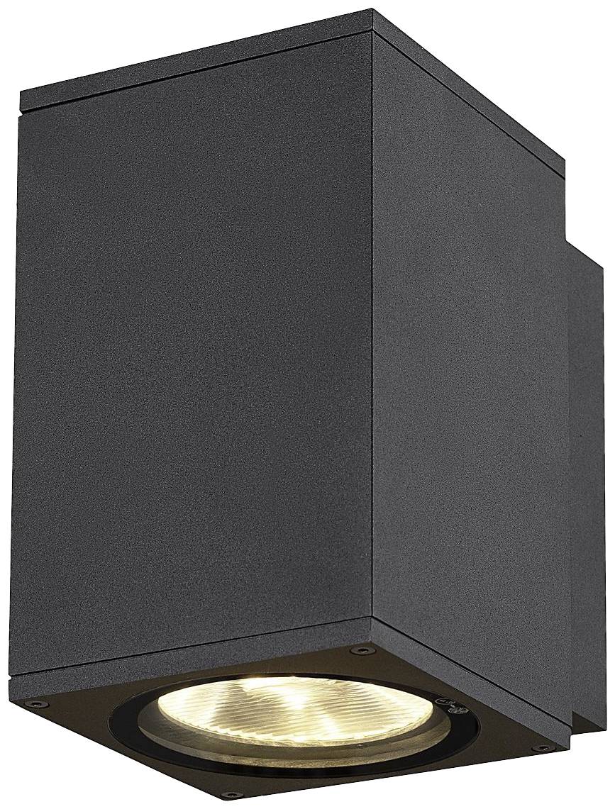 SLV ENOLA SQUARE M 1003417 LED-Außenwandleuchte LED fest eingebaut 10W Anthrazit