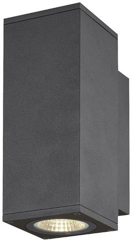 SLV ENOLA SQUARE S UP/DOWN 1003418 LED-Außenwandleuchte LED fest eingebaut 7W Anthrazit