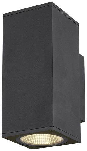 SLV ENOLA SQUARE M UP/DOWN 1003419 LED-Außenwandleuchte LED fest eingebaut 19W Anthrazit