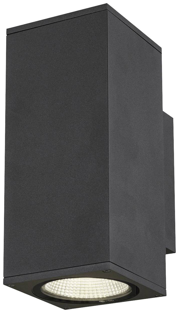 SLV ENOLA SQUARE M UP/DOWN 1003419 LED-Außenwandleuchte LED fest eingebaut 19W Anthrazit