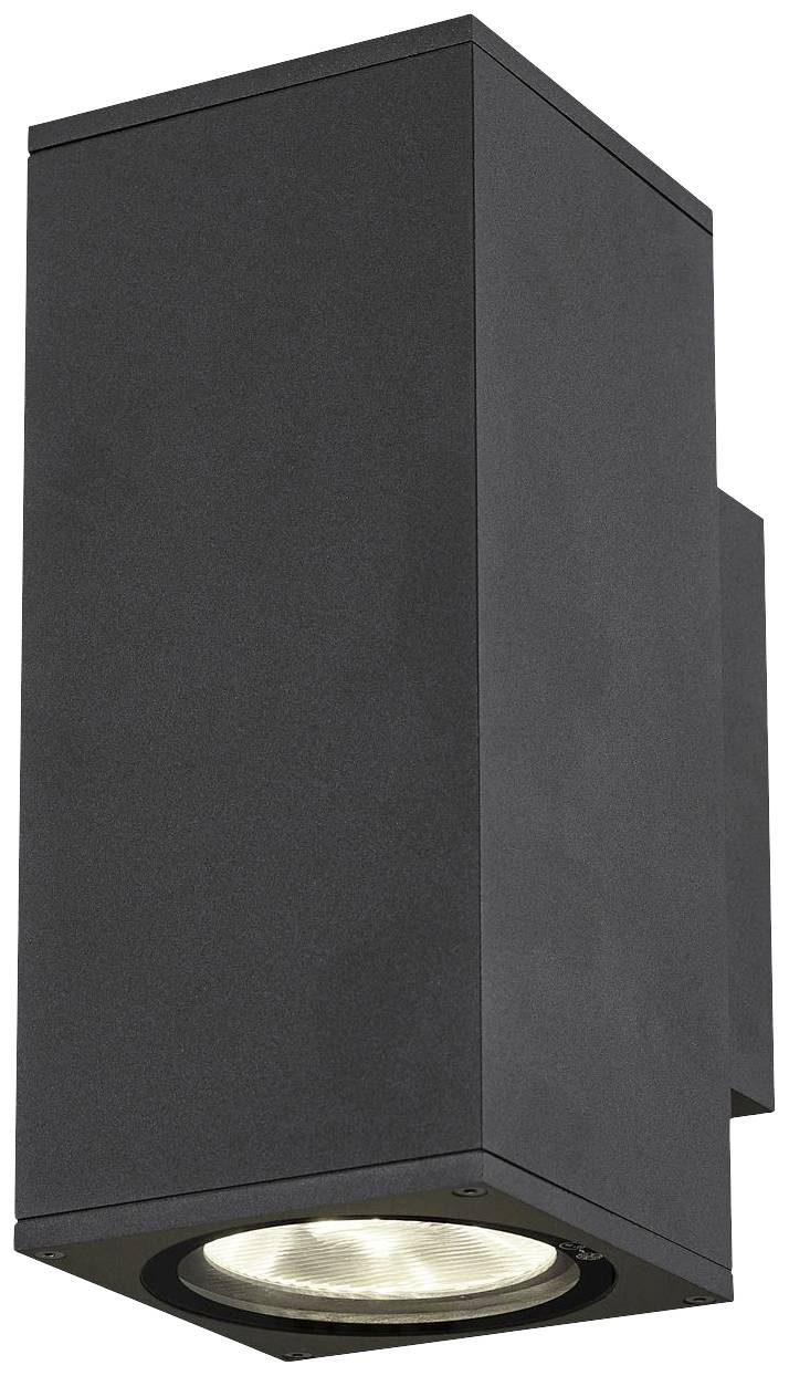 SLV ENOLA SQUARE M UP/DOWN 1003419 LED-Außenwandleuchte LED fest eingebaut 19W Anthrazit