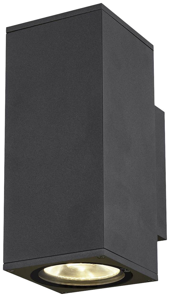 SLV ENOLA SQUARE M UP/DOWN 1003419 LED-Außenwandleuchte LED fest eingebaut 19W Anthrazit