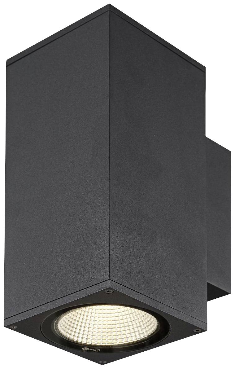 SLV ENOLA SQUARE M UP/DOWN 1003419 LED-Außenwandleuchte LED fest eingebaut 19W Anthrazit