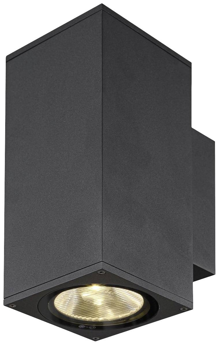 SLV ENOLA SQUARE M UP/DOWN 1003419 LED-Außenwandleuchte LED fest eingebaut 19W Anthrazit
