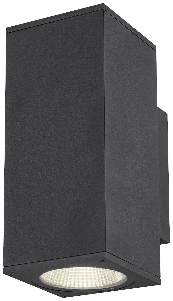 SLV ENOLA SQUARE M UP/DOWN 1003419 LED-Außenwandleuchte LED fest eingebaut 19W Anthrazit