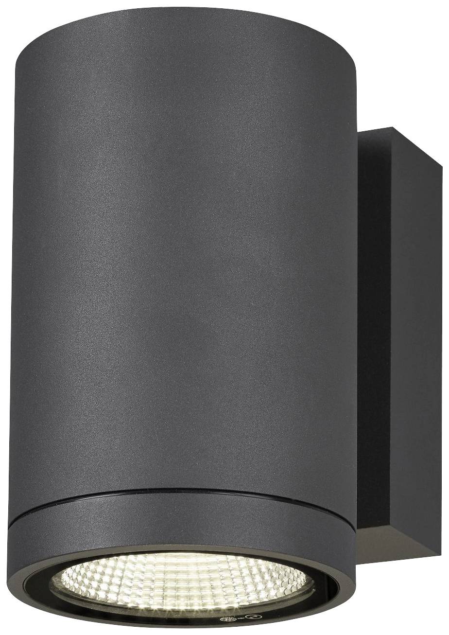 SLV ENOLA ROUND M 1003423 LED-Außenwandleuchte LED fest eingebaut 10W Anthrazit