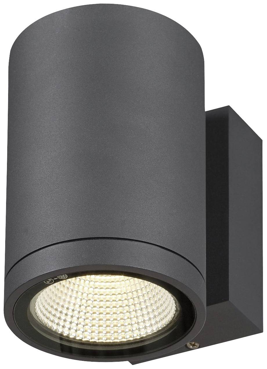 SLV ENOLA ROUND M 1003423 LED-Außenwandleuchte LED fest eingebaut 10W Anthrazit