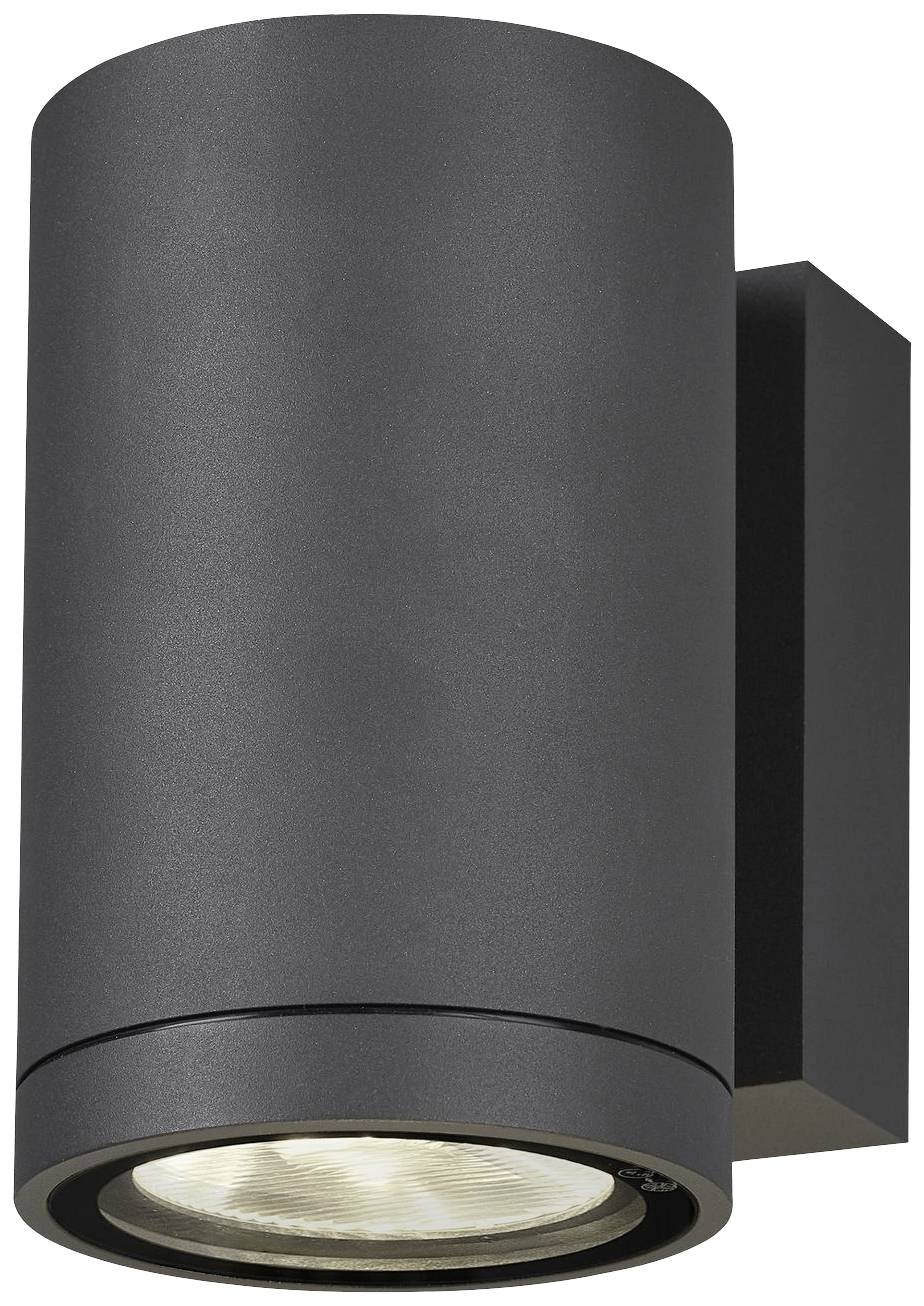 SLV ENOLA ROUND M 1003423 LED-Außenwandleuchte LED fest eingebaut 10W Anthrazit