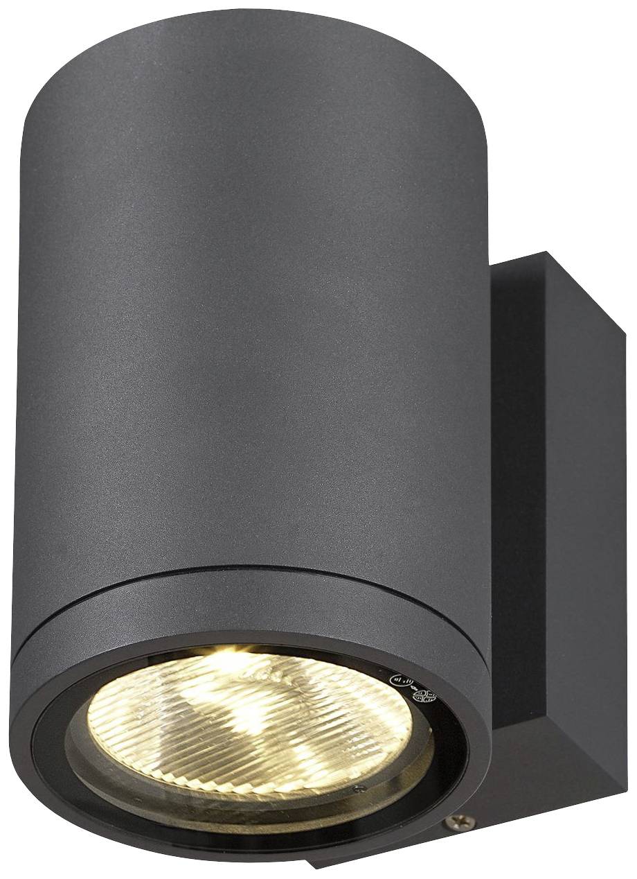 SLV ENOLA ROUND M 1003423 LED-Außenwandleuchte LED fest eingebaut 10W Anthrazit
