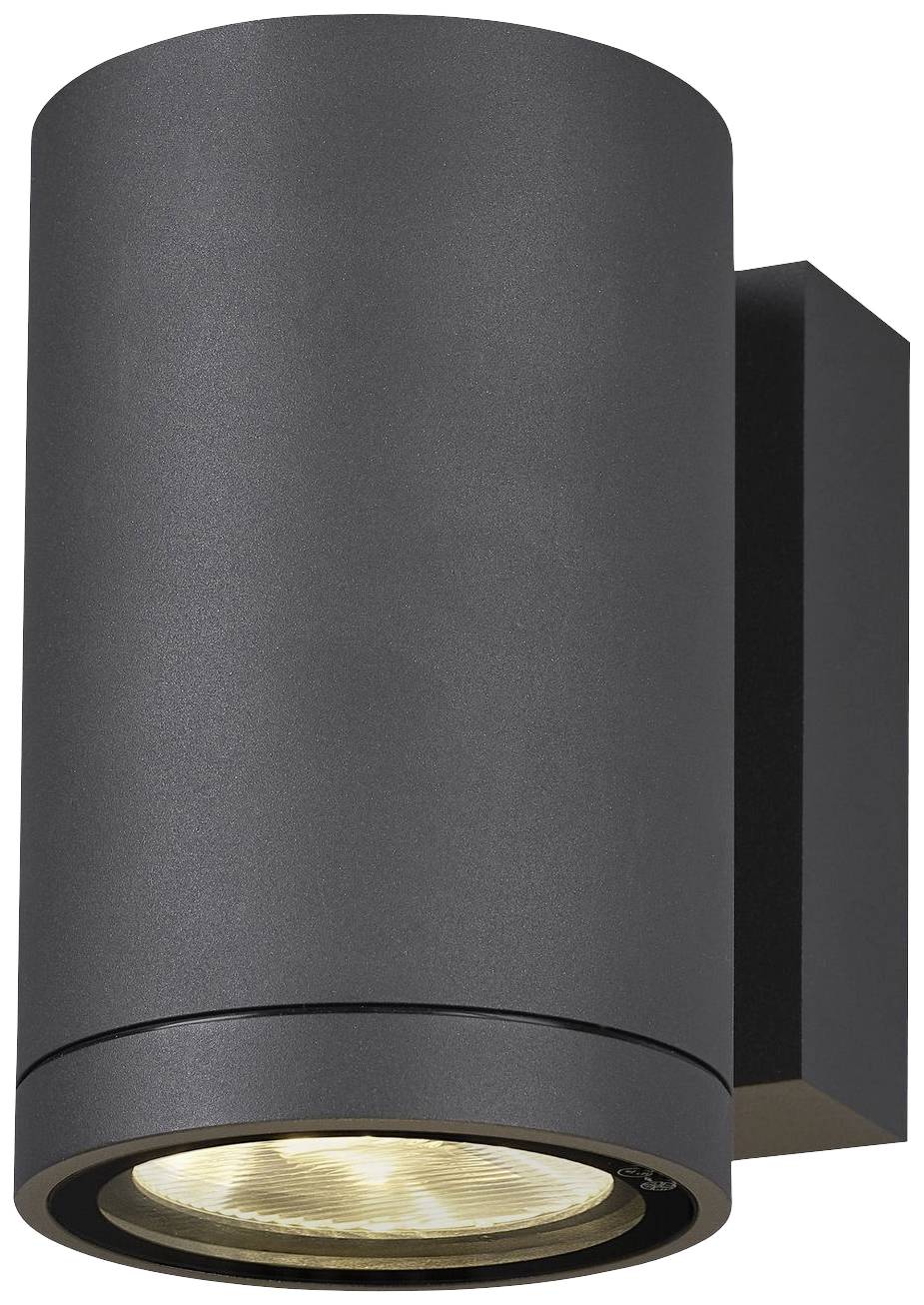 SLV ENOLA ROUND M 1003423 LED-Außenwandleuchte LED fest eingebaut 10W Anthrazit