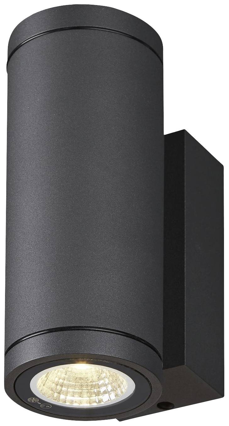 SLV ENOLA ROUND S UP/DOWN 1003424 LED-Außenwandleuchte LED fest eingebaut 7W Anthrazit