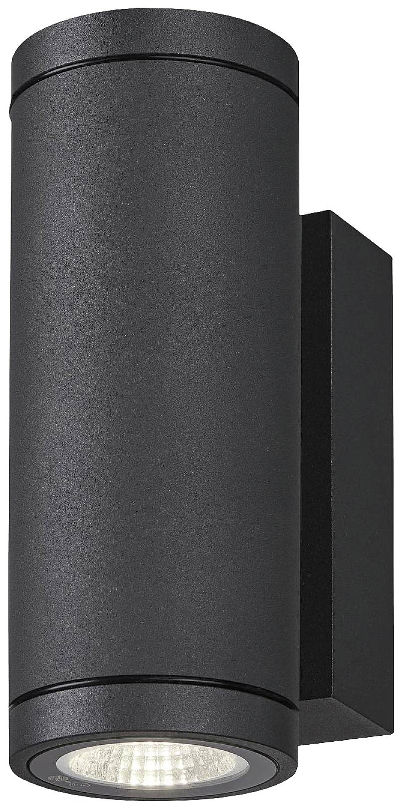 SLV ENOLA ROUND S UP/DOWN 1003424 LED-Außenwandleuchte LED fest eingebaut 7W Anthrazit