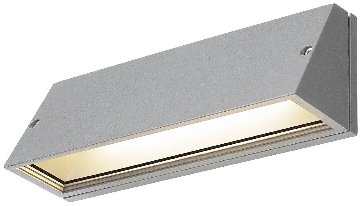 SLV PEMA® 1003454 LED-Außenwandleuchte LED fest eingebaut 16W Grau