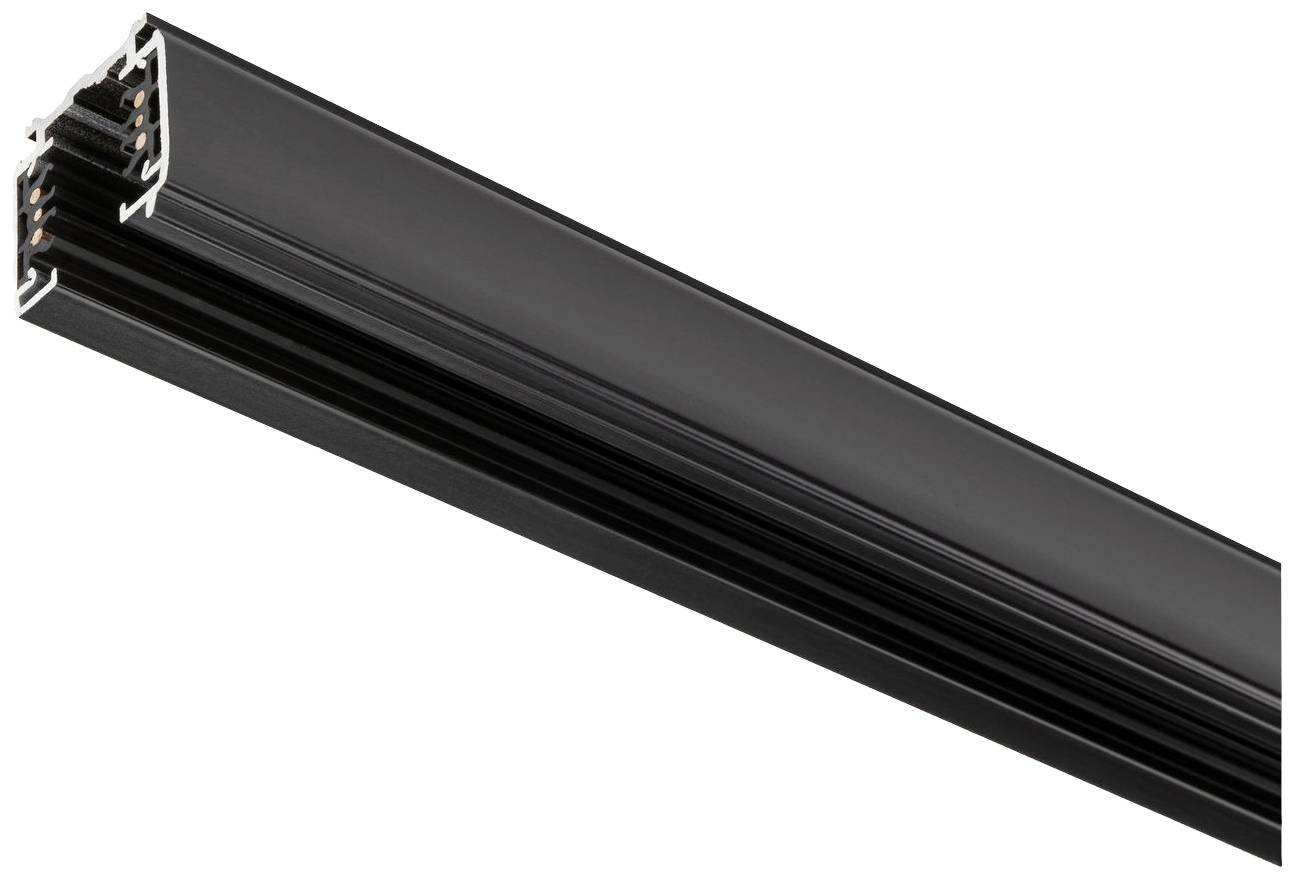SLV Hochvolt-Schienensystem-Komponente Stromschiene Schwarz 1004937 S-TRACK